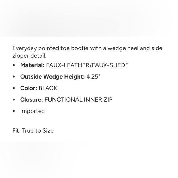 ShoeDazzle - Ashley Black Wedge Booties 10 - Picture 10 of 10